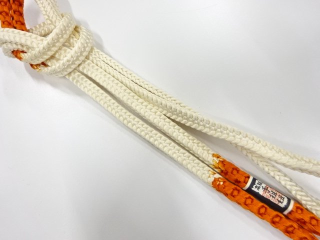 未使用品　正絹　手組帯締め